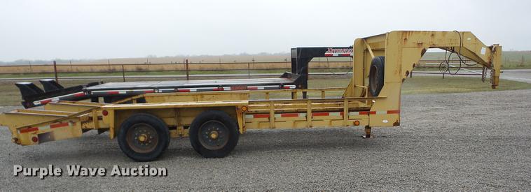 image for item EI9801 2002 Belshe T-18 equipment trailer