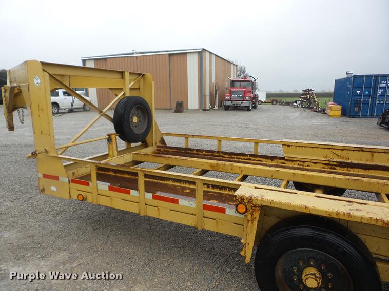 image for item EI9801 2002 Belshe T-18 equipment trailer