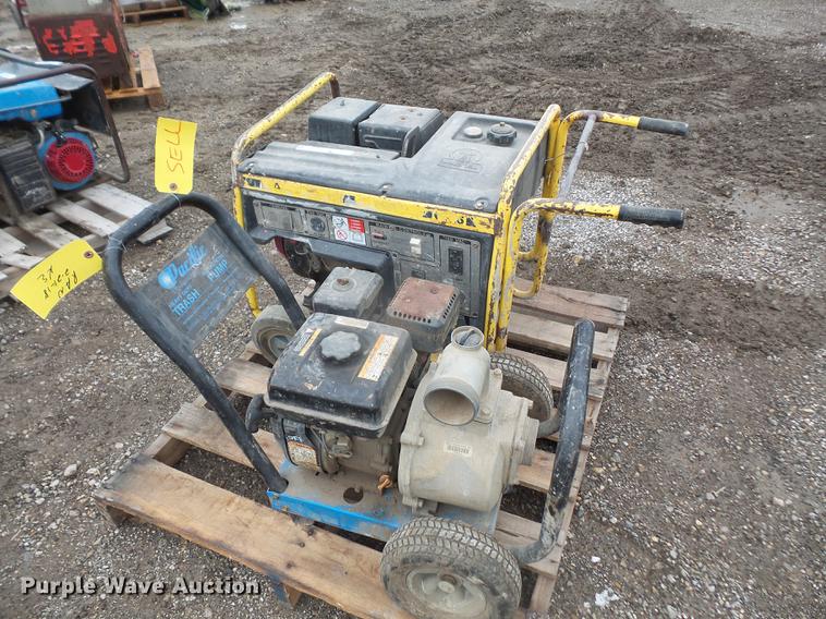 image for item EJ9387 Generator and trash pump