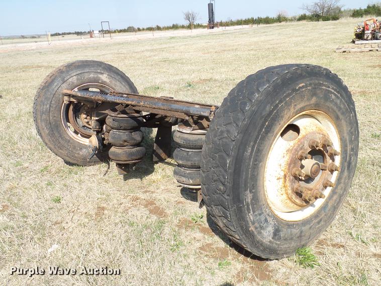 image for item EO9788 Truck axles, fifth wheel plates, tires, and wheels
