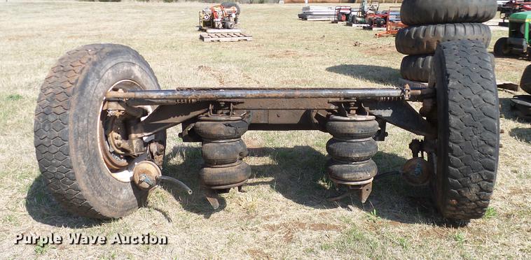 image for item EO9788 Truck axles, fifth wheel plates, tires, and wheels