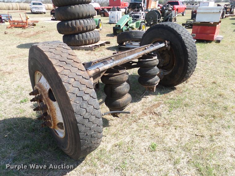 image for item EO9788 Truck axles, fifth wheel plates, tires, and wheels