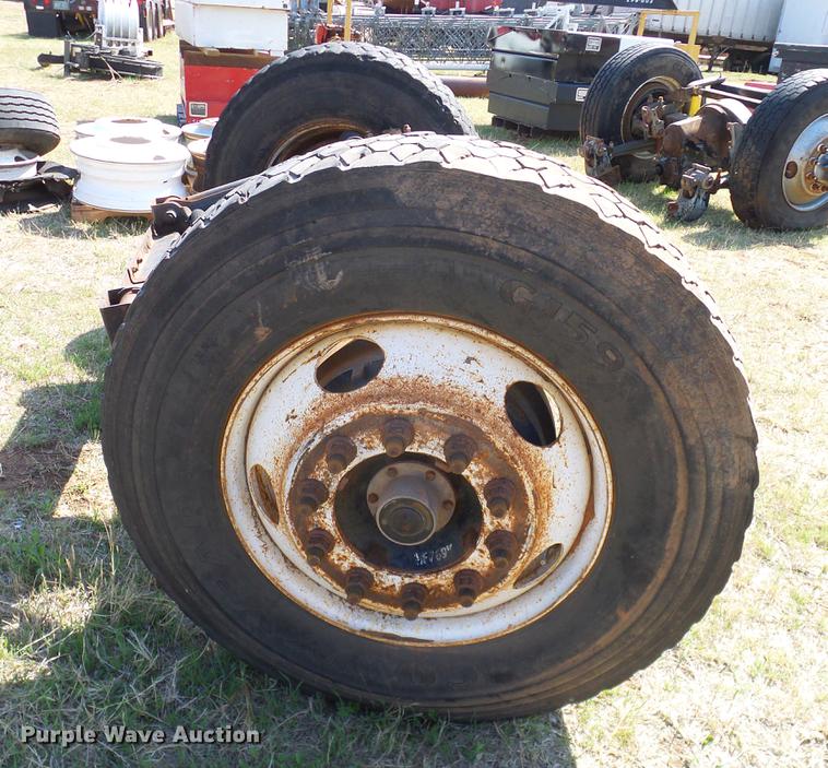 image for item EO9788 Truck axles, fifth wheel plates, tires, and wheels
