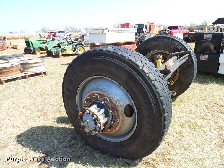 image for item EO9788 Truck axles, fifth wheel plates, tires, and wheels