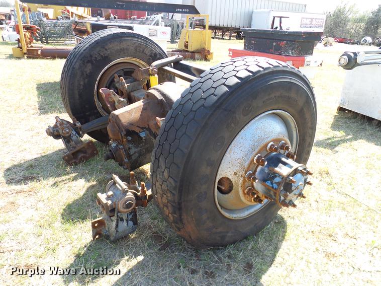 image for item EO9788 Truck axles, fifth wheel plates, tires, and wheels