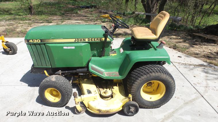 image for item EX9157 John Deere 430 lawn mower
