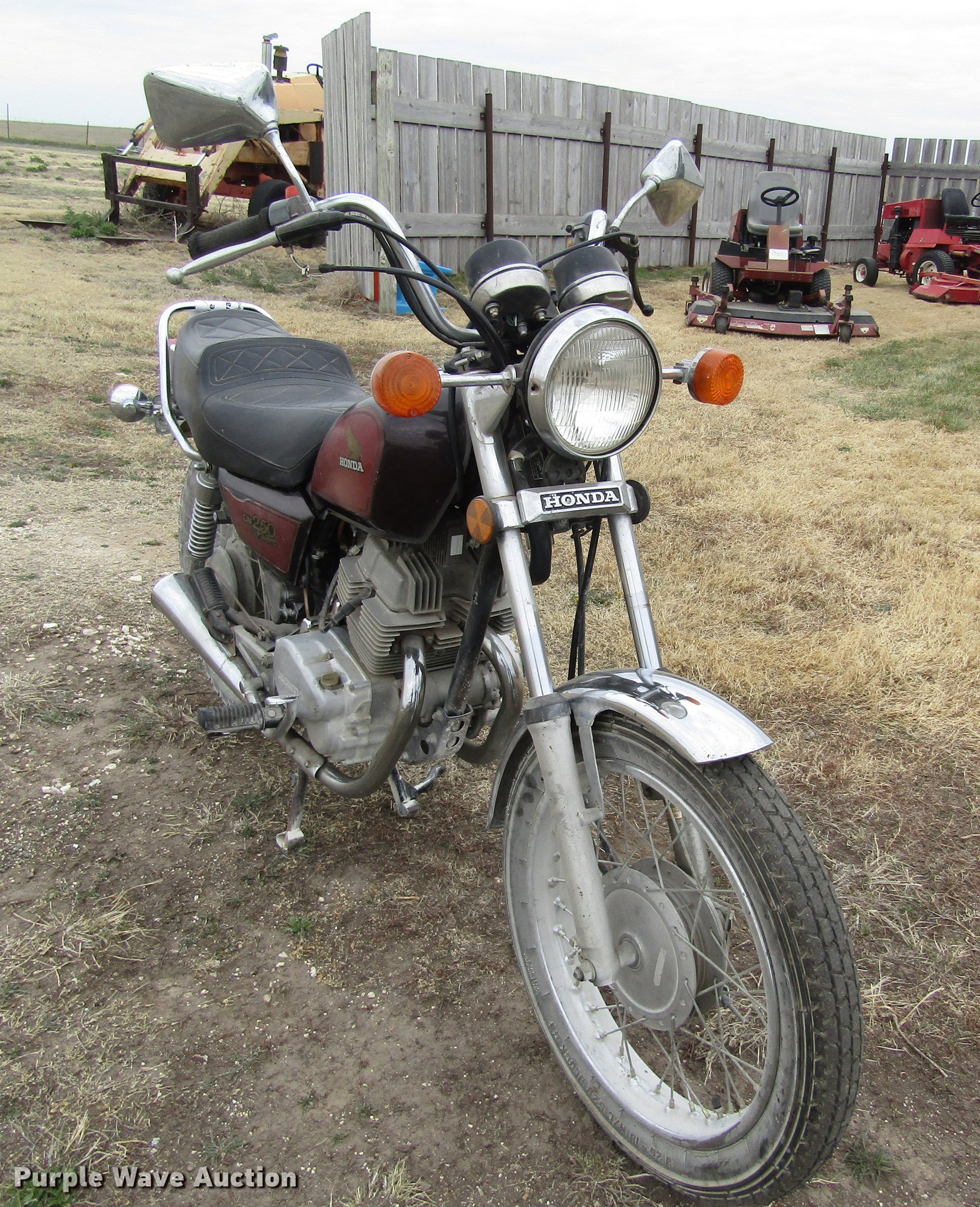 1982 Honda CM250 motorcycle in Ellis, KS Item DD8763 sold Purple Wave