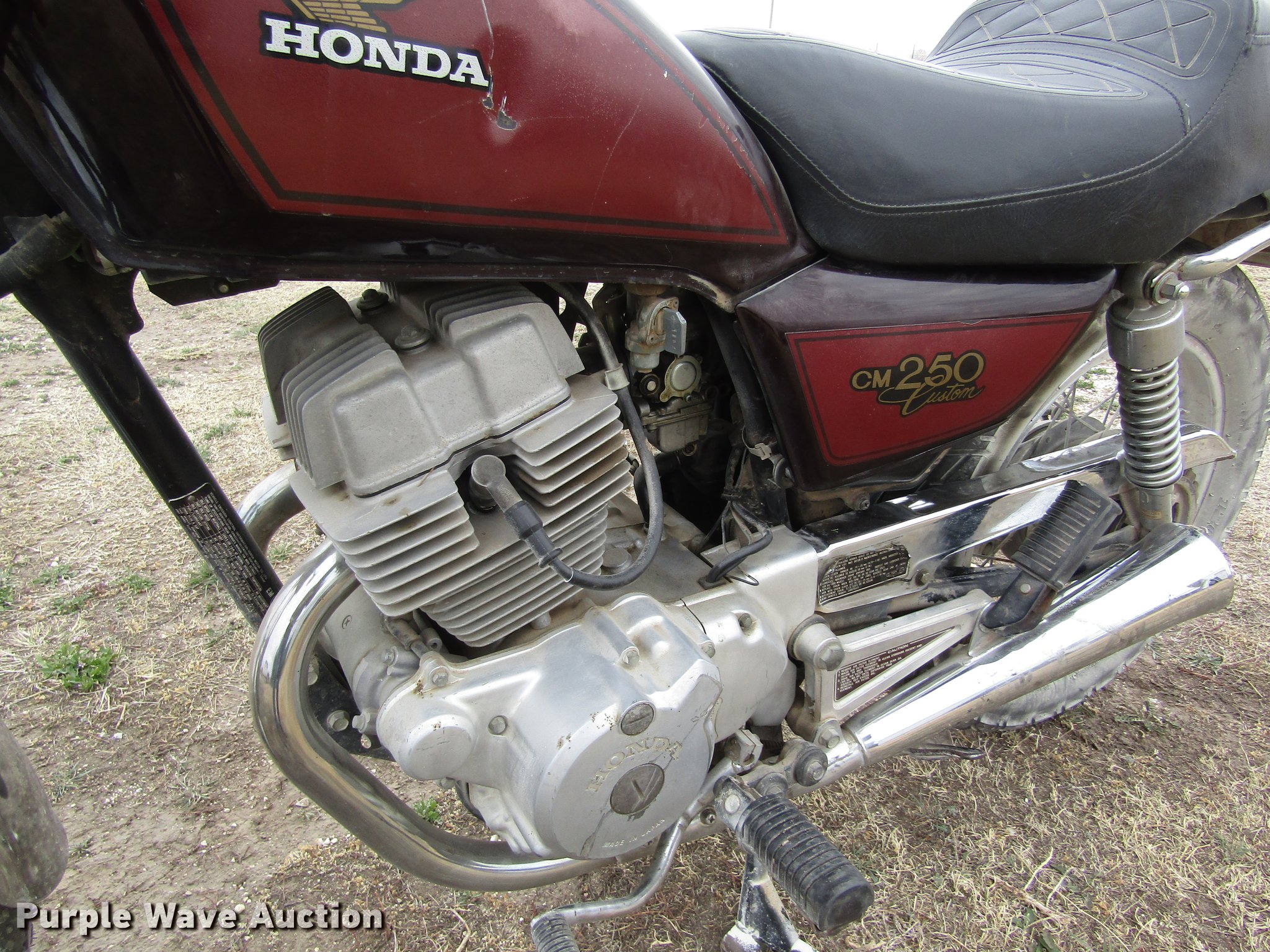 1982 Honda CM250 motorcycle in Ellis, KS Item DD8763 sold Purple Wave