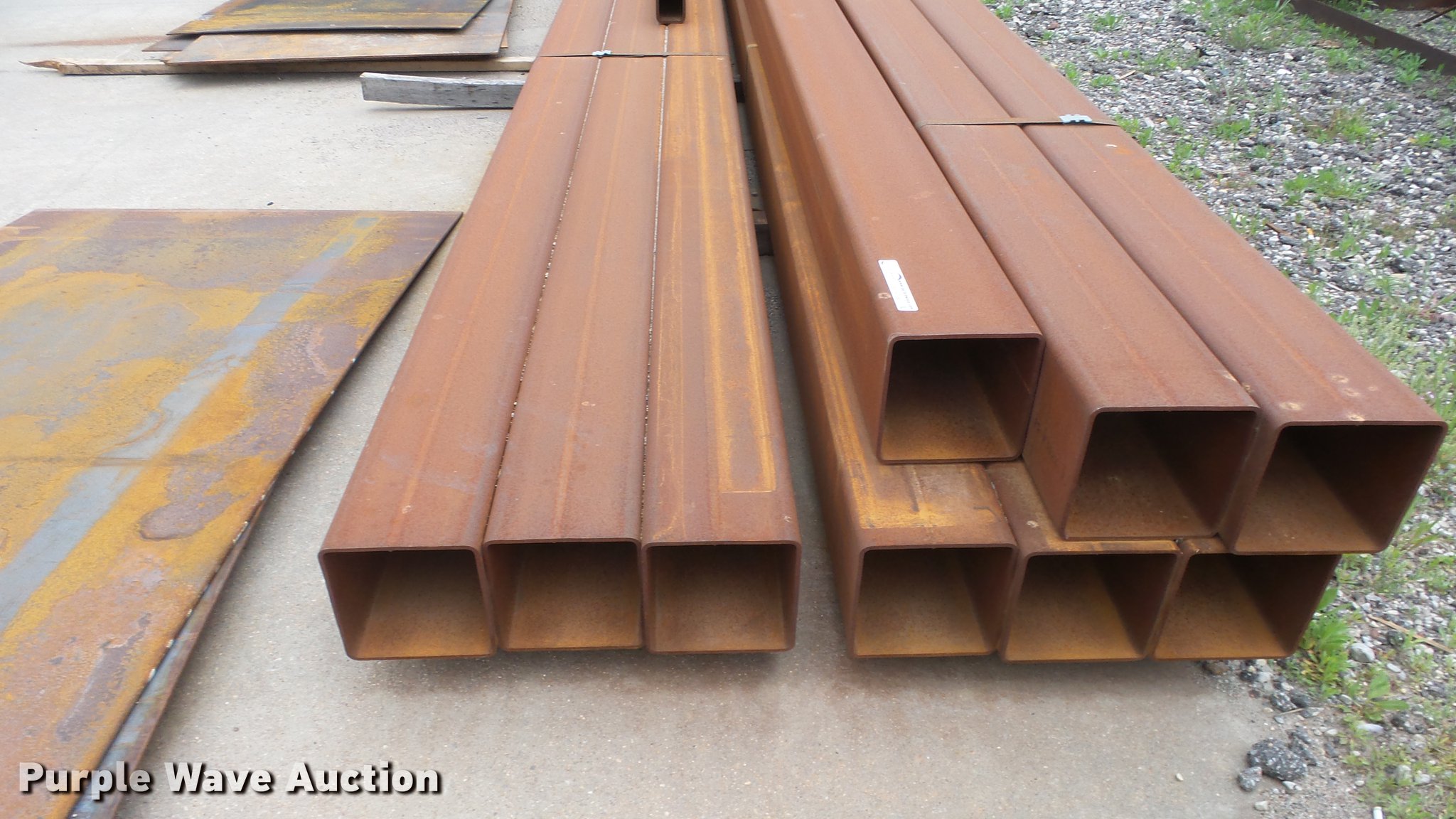 (3) 40'L square tubing in Wichita, KS Item G1137 sold Purple Wave