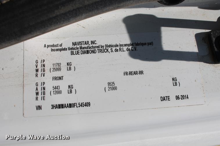 image for item DB5201 2015 International DuraStar 4300 water truck