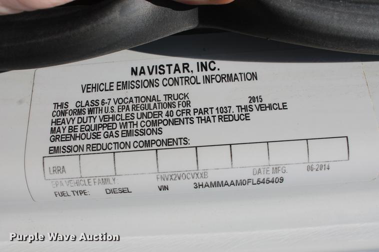 image for item DB5201 2015 International DuraStar 4300 water truck