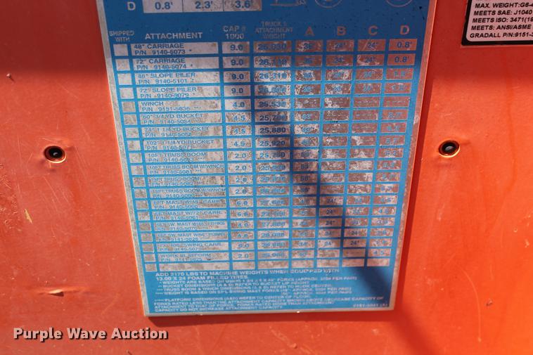 image for item DB5206 2004 JLG Gradall G9-43A telehandler