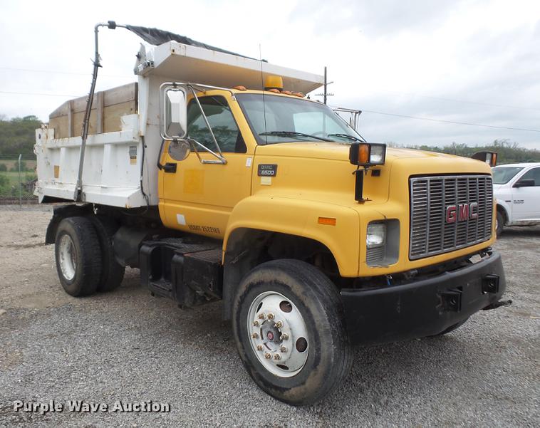 image for item DB6162 1999 GMC C7500 dump truck
