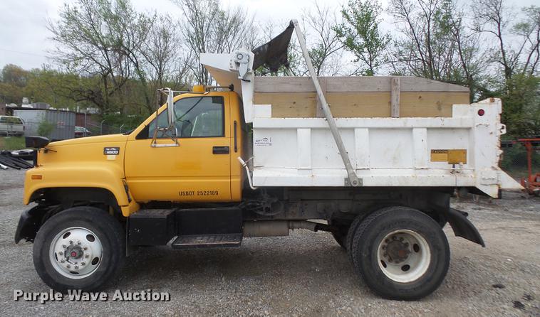 image for item DB6162 1999 GMC C7500 dump truck