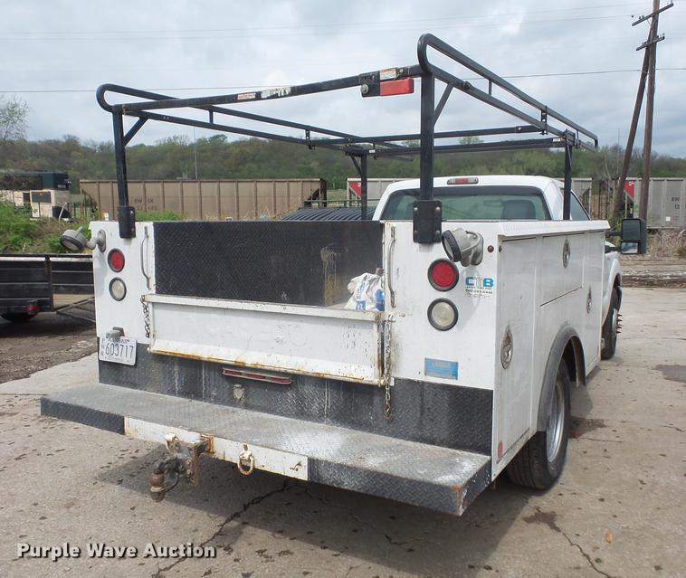 image for item DB6163 2011 Ford F350 Super Duty utility bed pickup truck