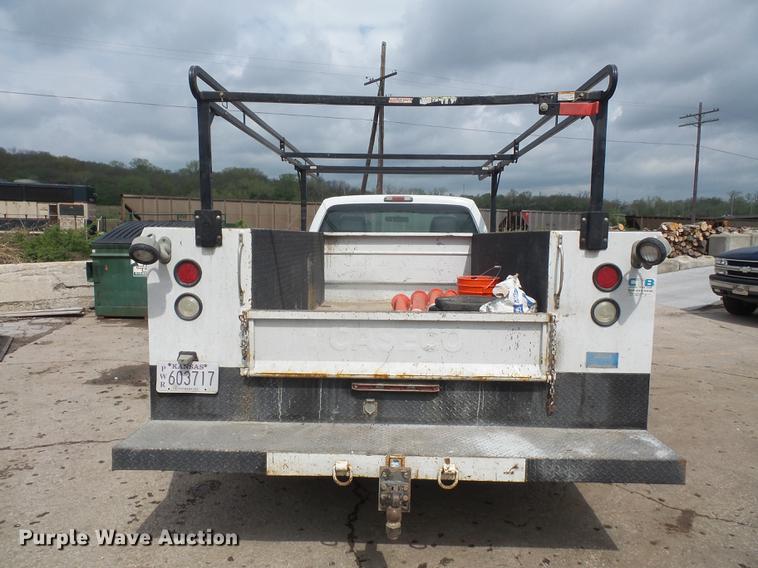 image for item DB6163 2011 Ford F350 Super Duty utility bed pickup truck