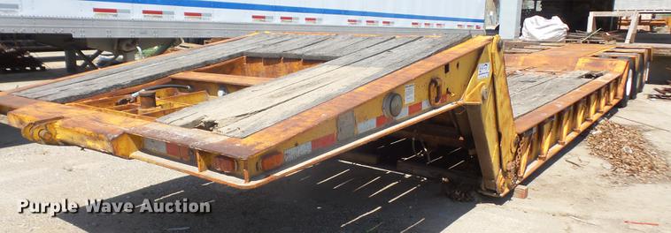 image for item DB6174 1972 Load King 403DPP lowboy equipment trailer