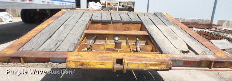 image for item DB6174 1972 Load King 403DPP lowboy equipment trailer