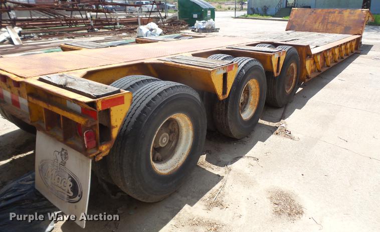 image for item DB6174 1972 Load King 403DPP lowboy equipment trailer