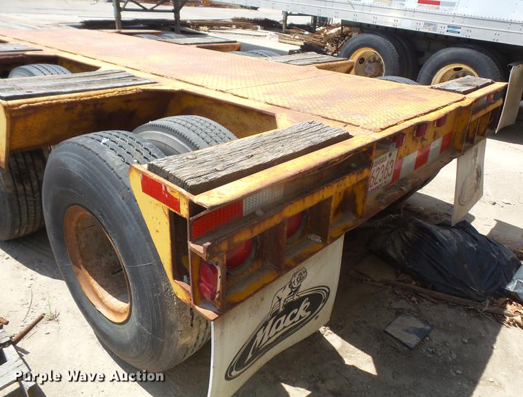 image for item DB6174 1972 Load King 403DPP lowboy equipment trailer