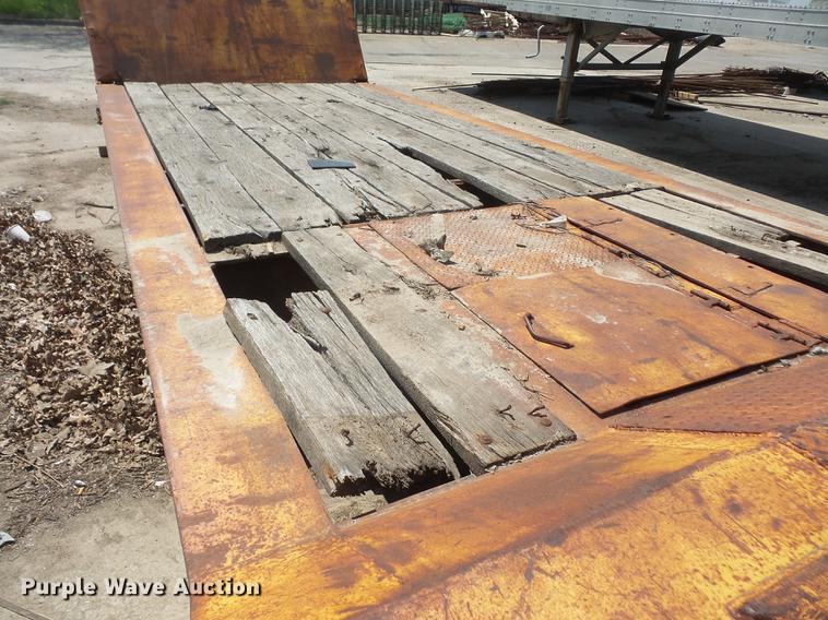 image for item DB6174 1972 Load King 403DPP lowboy equipment trailer