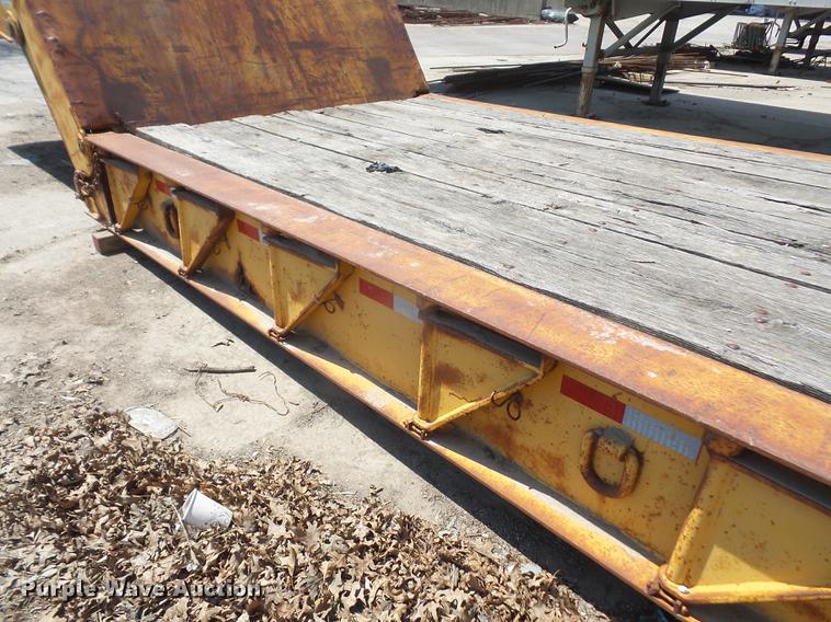 image for item DB6174 1972 Load King 403DPP lowboy equipment trailer