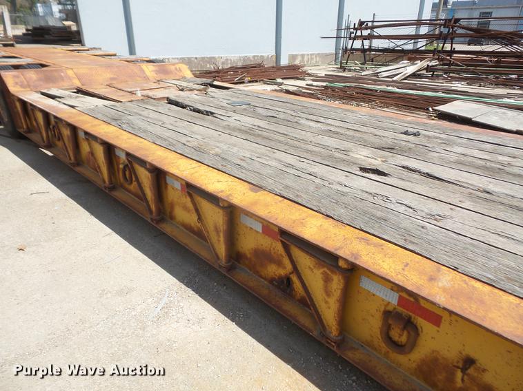 image for item DB6174 1972 Load King 403DPP lowboy equipment trailer