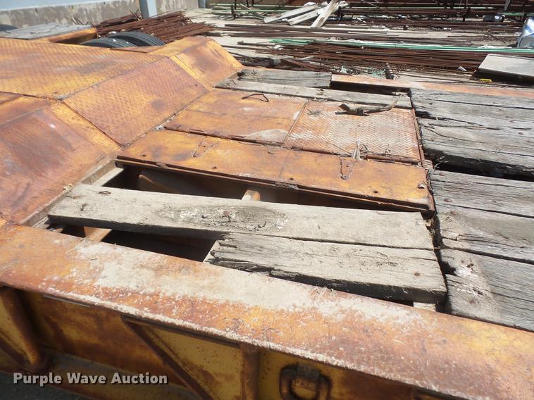 image for item DB6174 1972 Load King 403DPP lowboy equipment trailer