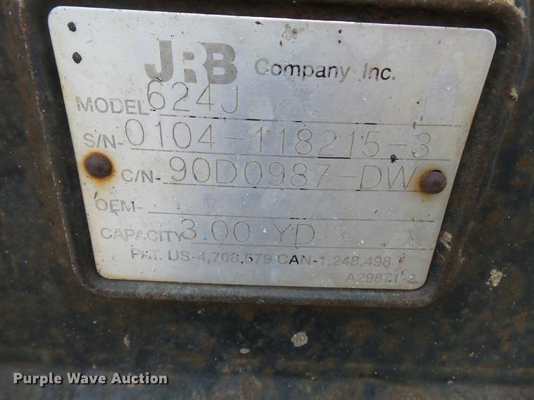 image for item DB7142 2004 John Deere 624J wheel loader