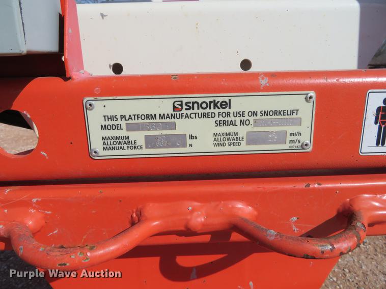 image for item DC0921 2014 Snorkel TB60 boom lift
