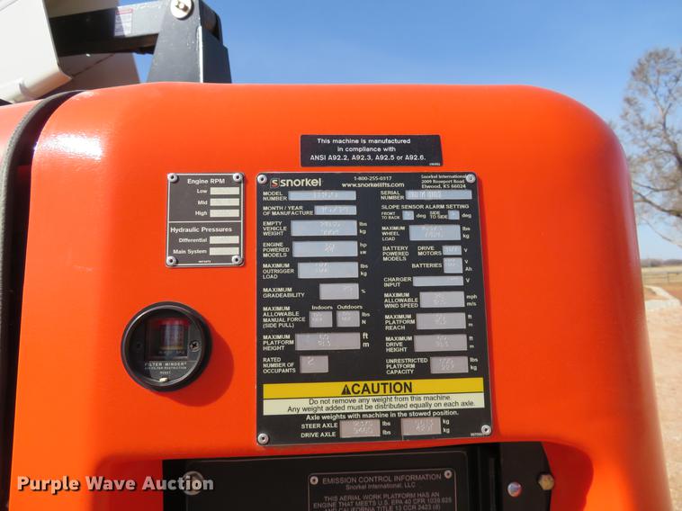 image for item DC0921 2014 Snorkel TB60 boom lift