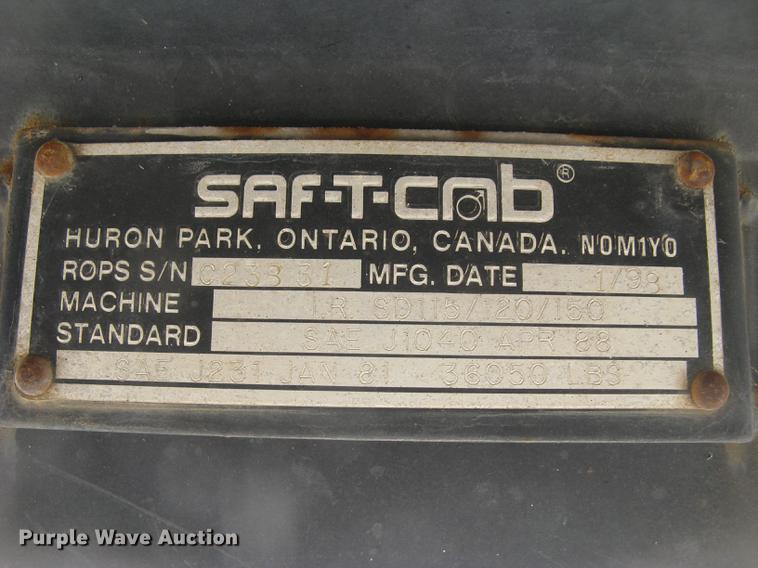 image for item DC2274 1999 Ingersoll Rand SD110F ProPac vibratory single drum roller