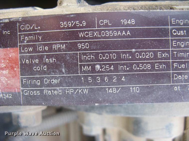 image for item DC2274 1999 Ingersoll Rand SD110F ProPac vibratory single drum roller