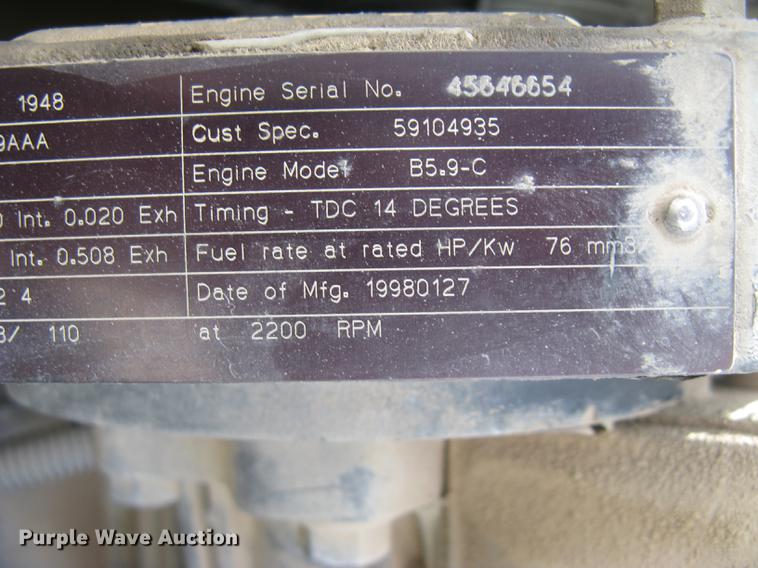 image for item DC2274 1999 Ingersoll Rand SD110F ProPac vibratory single drum roller