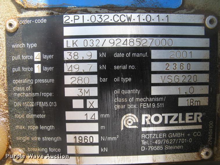 image for item DC2275 2001 ABI Mobilram TM13/16N sheet driver and Sennebogen SR35T crawler carrier