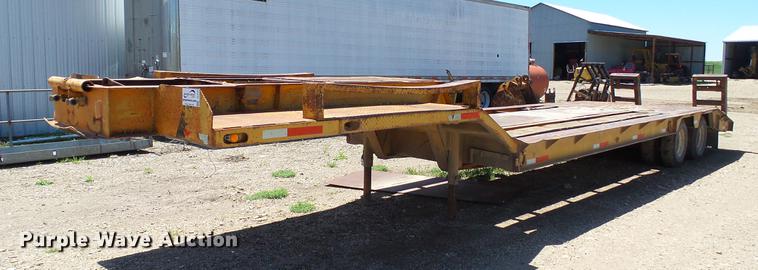 image for item DC4209 1970 Transport Trailers GPX25F lowboy equipment trailer