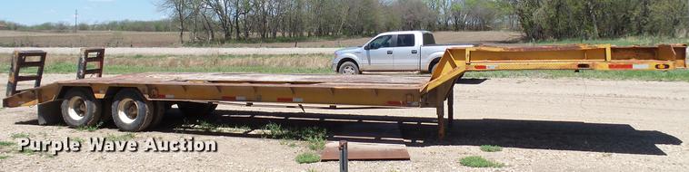 image for item DC4209 1970 Transport Trailers GPX25F lowboy equipment trailer