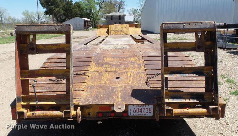 image for item DC4209 1970 Transport Trailers GPX25F lowboy equipment trailer