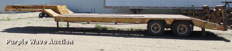 image for item DC4209 1970 Transport Trailers GPX25F lowboy equipment trailer