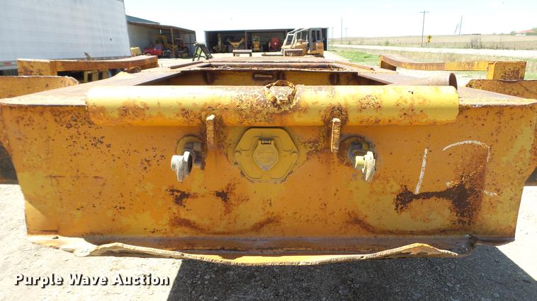 image for item DC4209 1970 Transport Trailers GPX25F lowboy equipment trailer