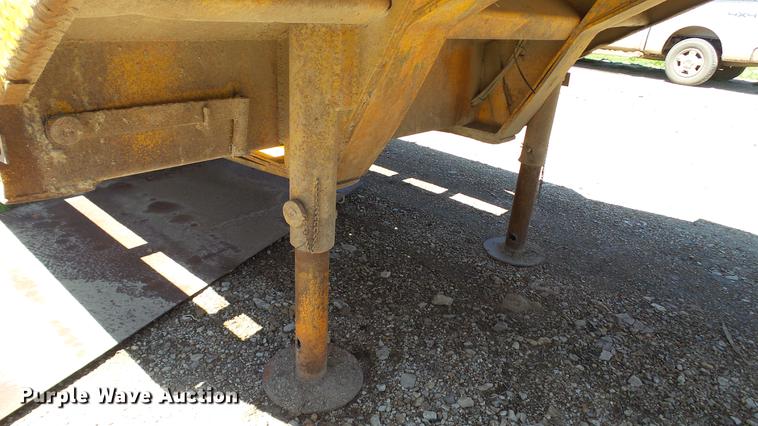 image for item DC4209 1970 Transport Trailers GPX25F lowboy equipment trailer