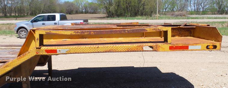 image for item DC4209 1970 Transport Trailers GPX25F lowboy equipment trailer