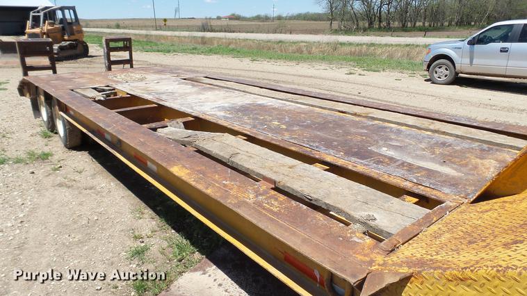 image for item DC4209 1970 Transport Trailers GPX25F lowboy equipment trailer