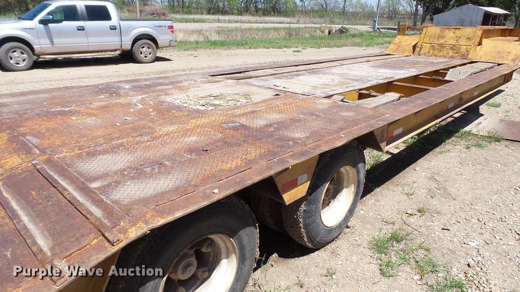 image for item DC4209 1970 Transport Trailers GPX25F lowboy equipment trailer