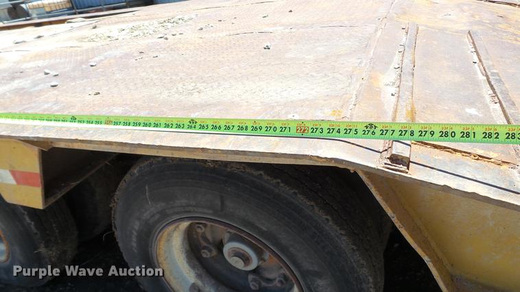 image for item DC4209 1970 Transport Trailers GPX25F lowboy equipment trailer