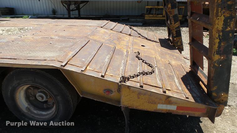image for item DC4209 1970 Transport Trailers GPX25F lowboy equipment trailer