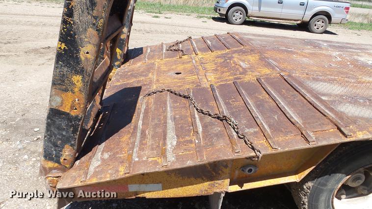 image for item DC4209 1970 Transport Trailers GPX25F lowboy equipment trailer