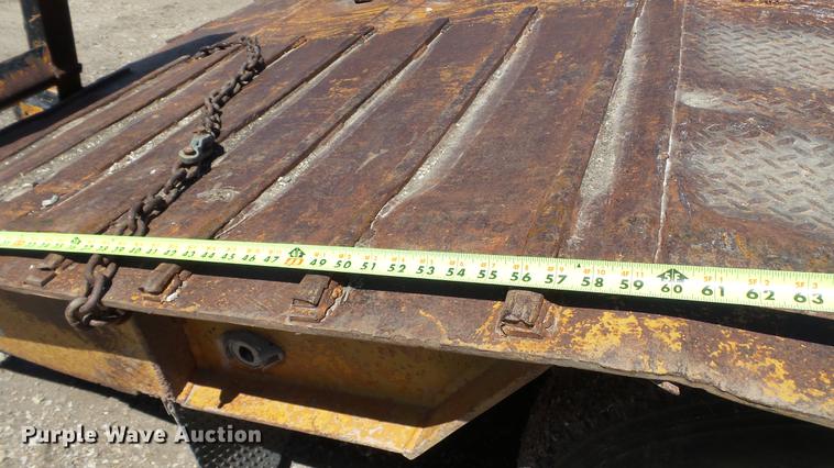 image for item DC4209 1970 Transport Trailers GPX25F lowboy equipment trailer