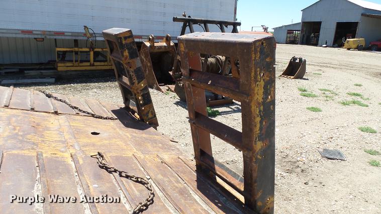 image for item DC4209 1970 Transport Trailers GPX25F lowboy equipment trailer