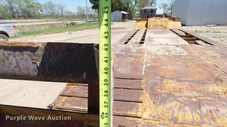 image for item DC4209 1970 Transport Trailers GPX25F lowboy equipment trailer